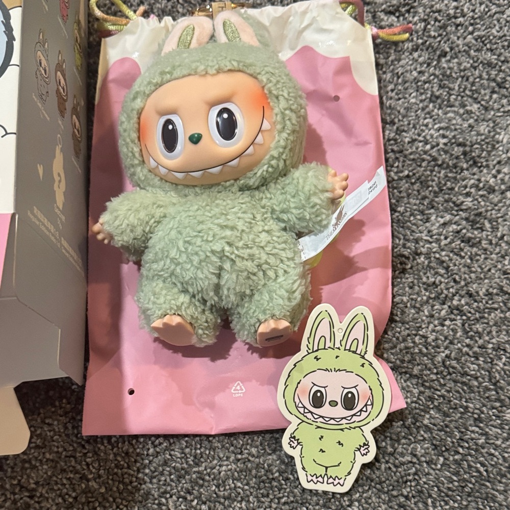 Authentic Opened Labubu Exciting Macaron Monster … - image 2